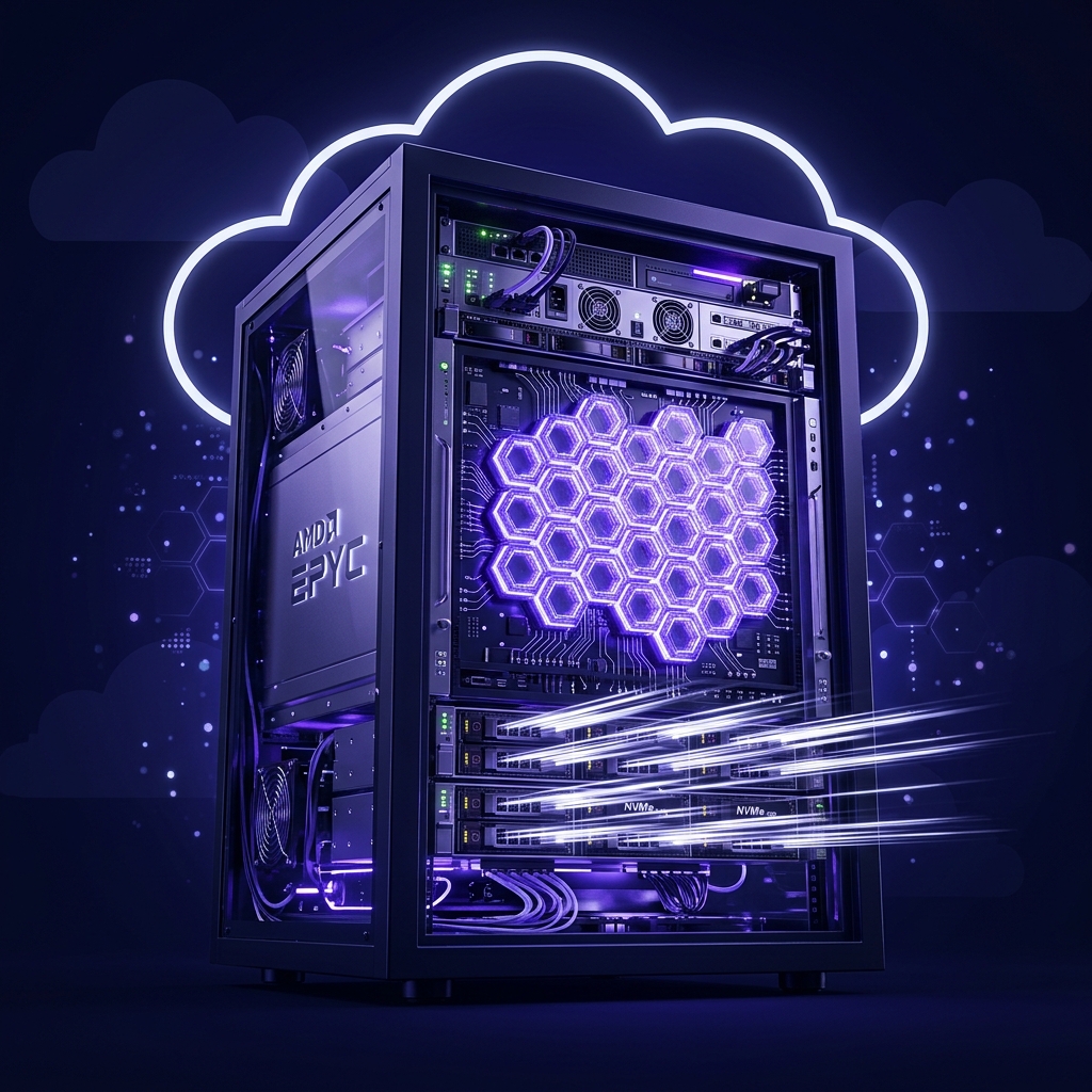 Cloud VDS Hosting Kenya — AMD EPYC physical core server infrastructure