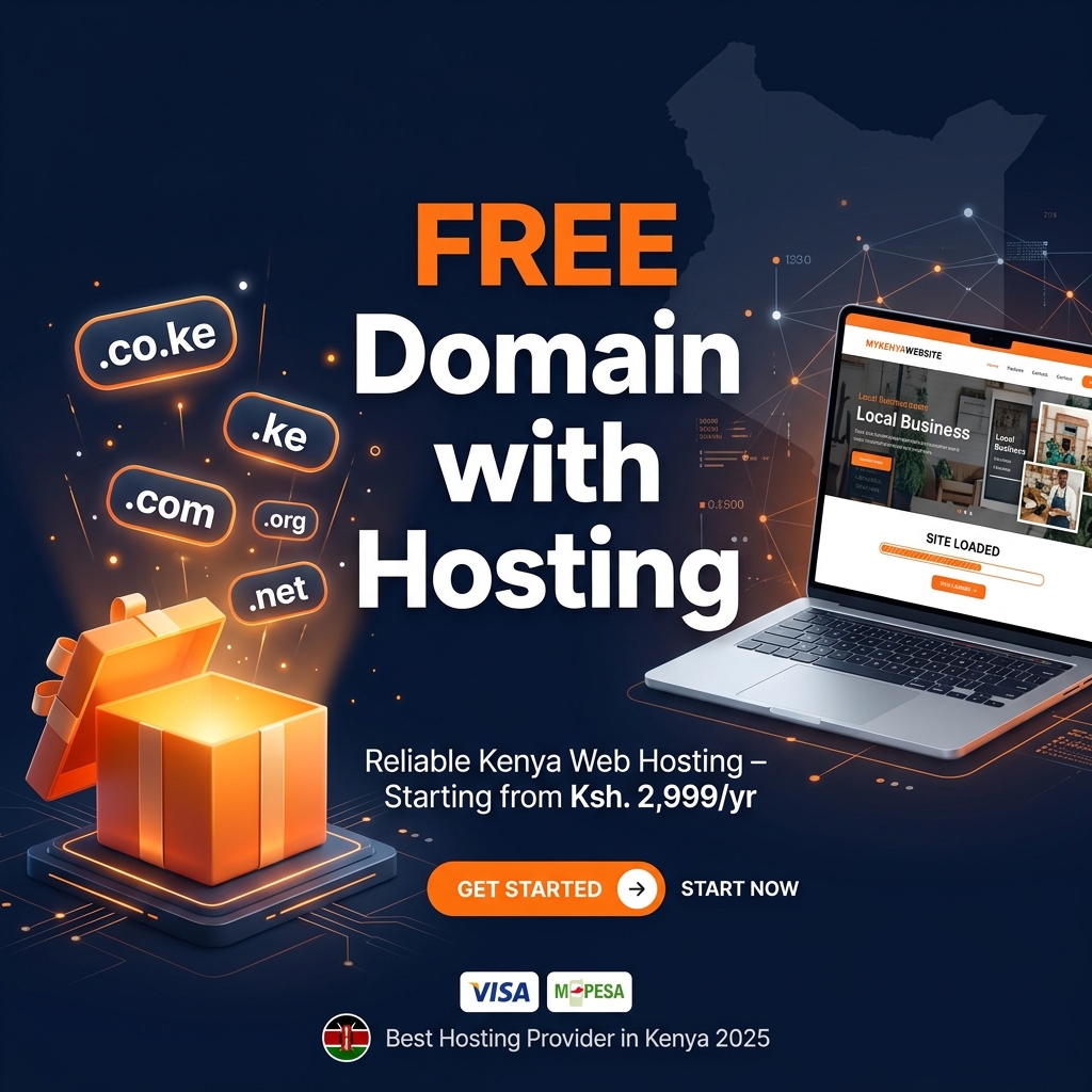 Free .ke domain with hosting Kenya